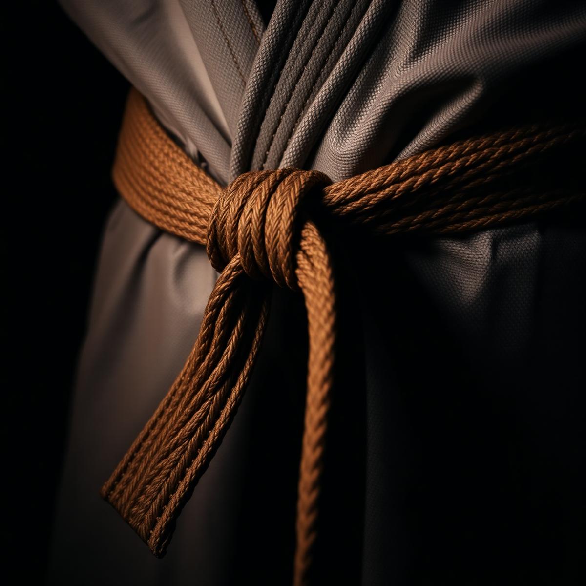 Black belt detail