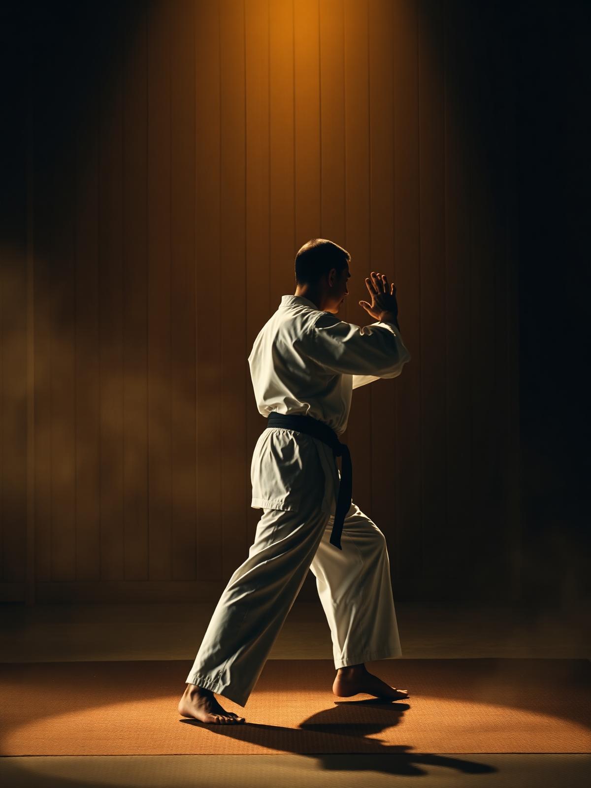 Karate kata stance